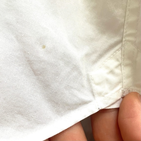 Paul Smith Essential Classic White Dress Shirt Button Down *Flaw - Picture 6 of 14